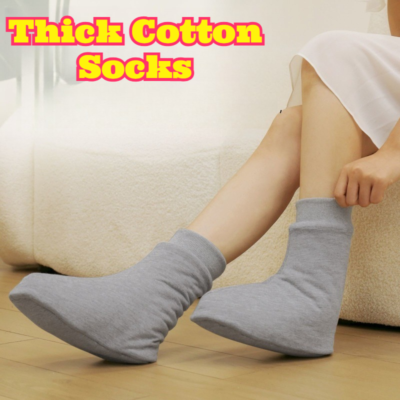 Thermal Sock Winter - 新疆綿厚手のサーマルベッドソックス女性妊娠中産後50歳以上冬ナイトウェアソフトで快適な暖かい滑り止め暖かい
