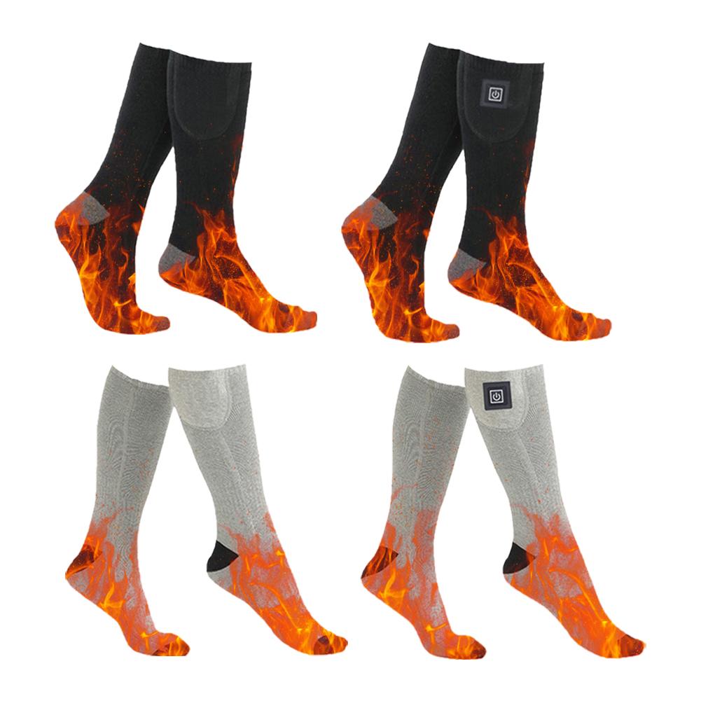 Thermal Sock Winter - 電熱ソックス (電池不要) 3段階温度調節 冬用保温ソックス 防寒 洗濯可能