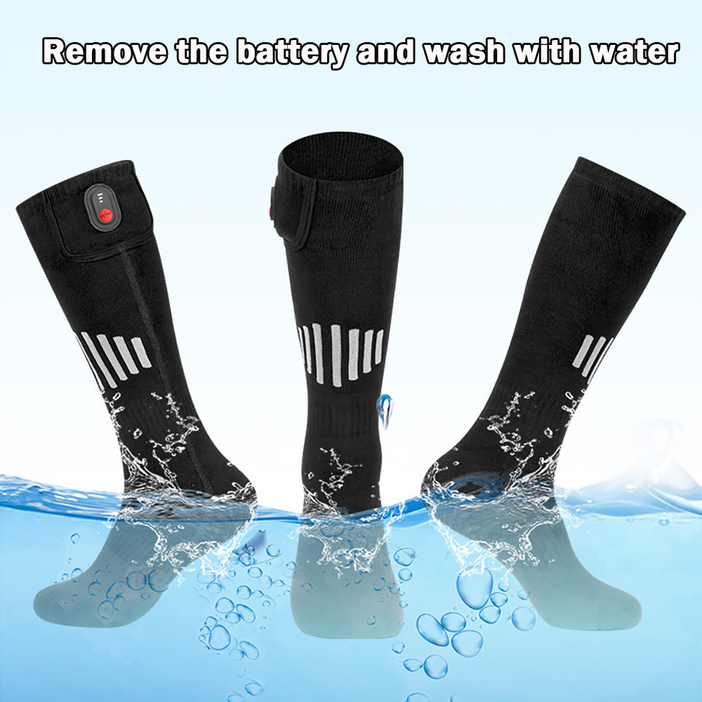 冬用加熱靴下バッテリーボックス付きサーマルソックス女性男性加 - Thermal Sock Winter のレビューと価格