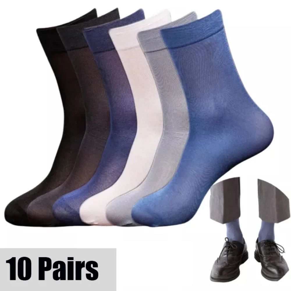10足組 ファッション 通気性 メンズ アイスシルクソックス - Silk Sock Bamboo のレビューと価格