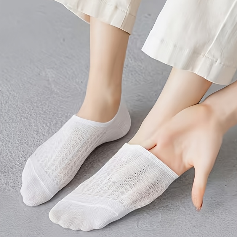 女性用インビジブルソックス10足、夏用メッシュ通気性エアコン - Invisibility Sock Loafer のレビューと価格