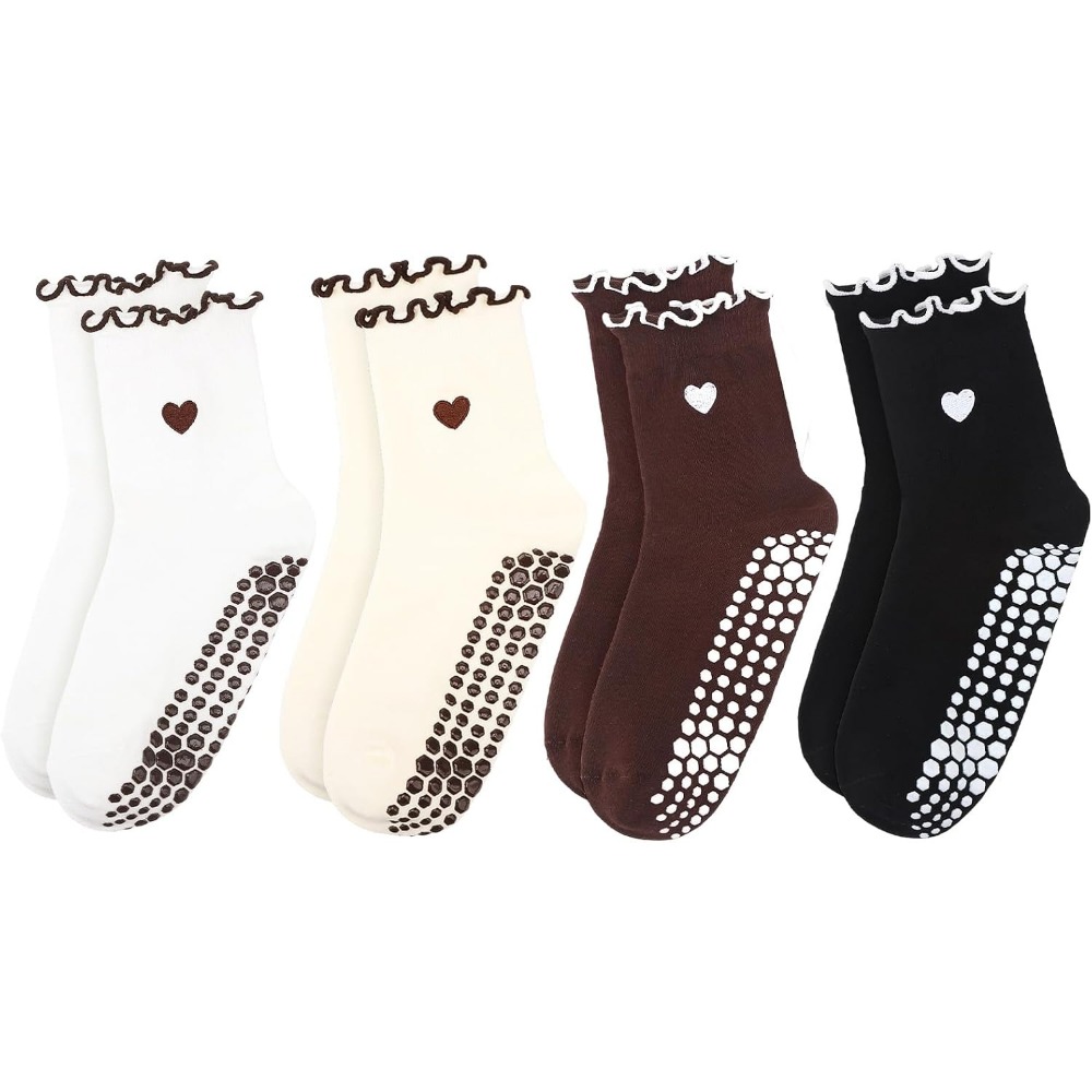 スタイリッシュなヨガソックス（女性用、滑り止め付き） - Grip Sock Yoga のレビューと価格