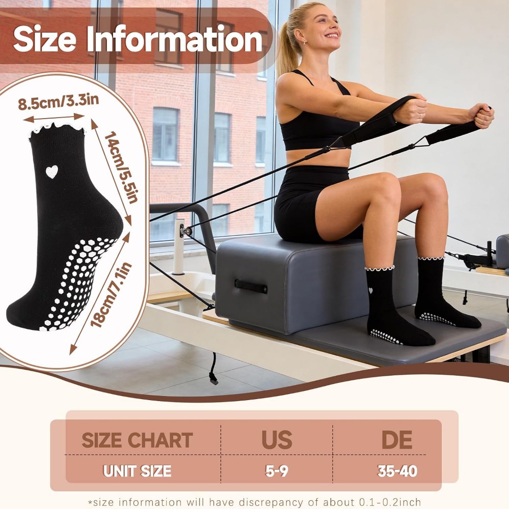 スタイリッシュなヨガソックス（女性用、滑り止め付き） - Grip Sock Yoga のレビューと価格