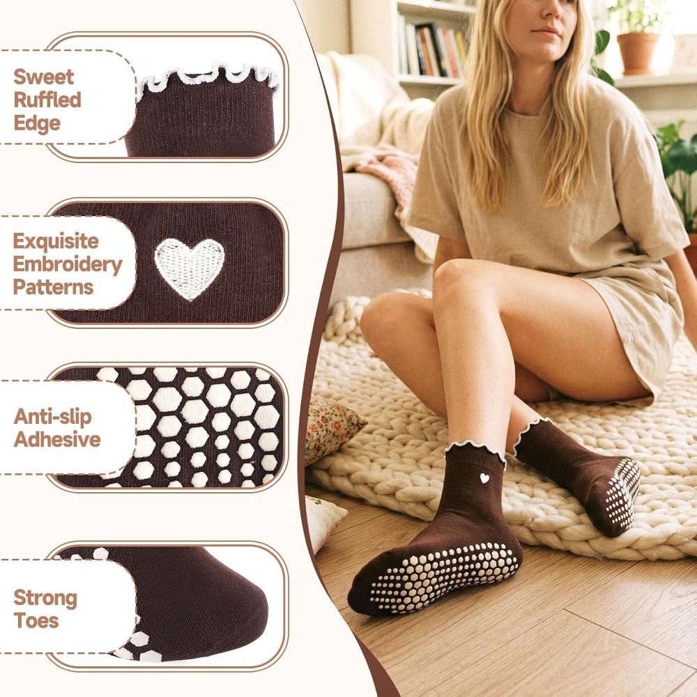 スタイリッシュなヨガソックス（女性用、滑り止め付き） - Grip Sock Yoga のレビューと価格