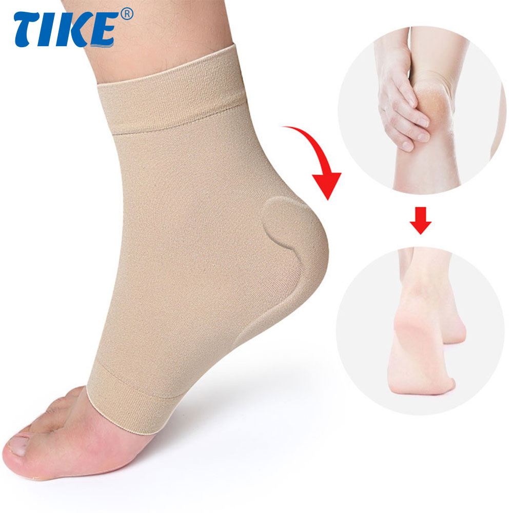 ブートゲルパッド、フック腱の足の保護のためのスリーブパッド入 - Ankle Brace Sock のレビューと価格