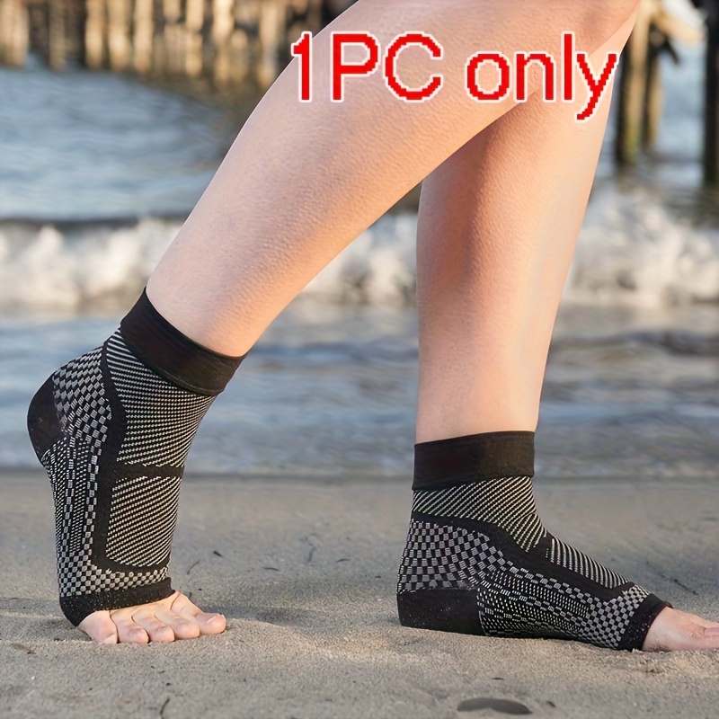 スポーツ用足首サポートブレース圧縮スリーブ1組、アキレス腱炎 - Ankle Brace Sock のレビューと価格