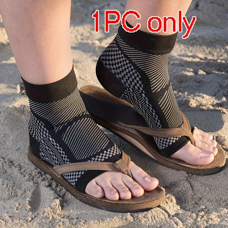 スポーツ用足首サポートブレース圧縮スリーブ1組、アキレス腱炎 - Ankle Brace Sock のレビューと価格