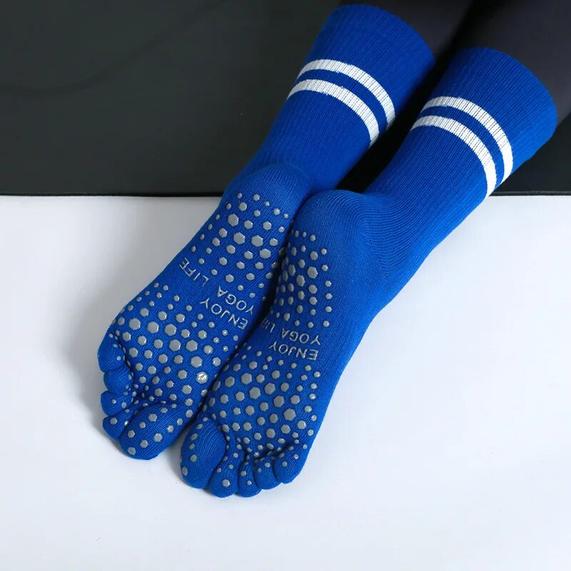 ハーフチューブヨガソックス,通気性,滑り止め,5本の指,スポ - Grip Sock Yoga のレビューと価格