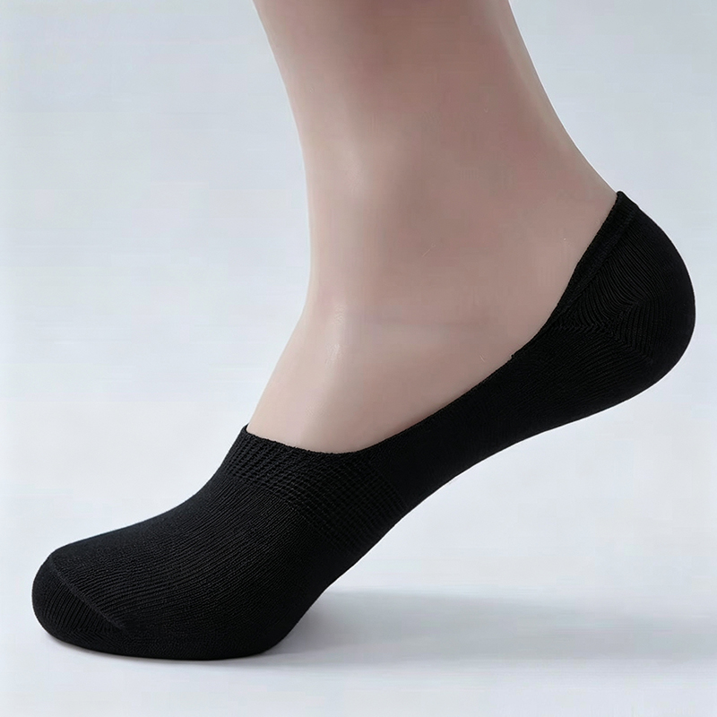1/5/10足組 白黒 ノーショーソックス、快適な吸汗性、通 - No Show Sock Women のレビューと価格