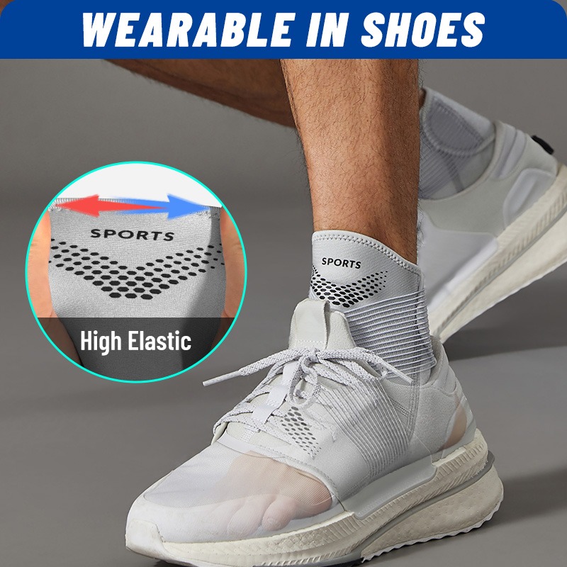 1個入り調節可能なつま先なし足首サポーター、足首捻挫、スポー - Ankle Brace Sock のレビューと価格