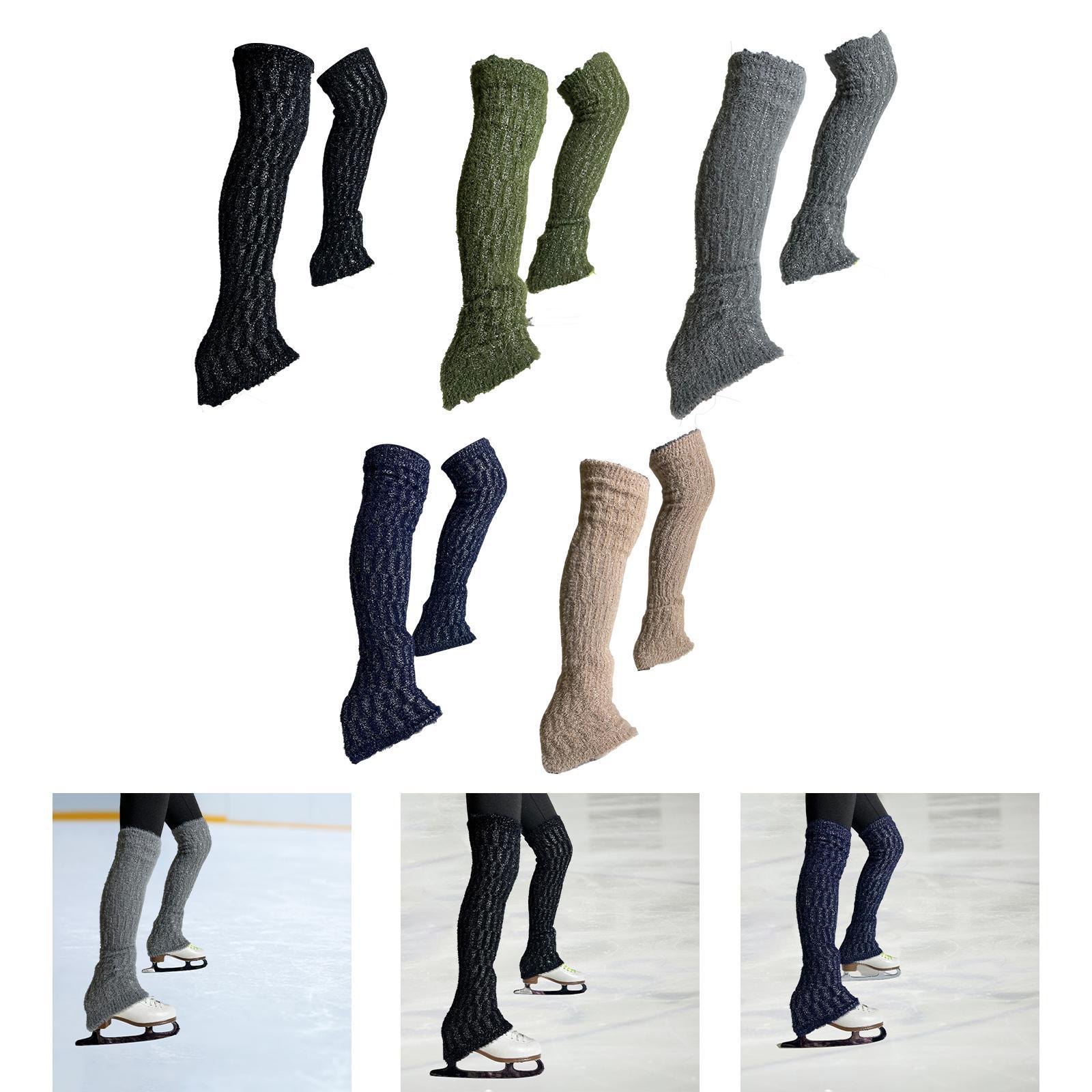 アイスフィギュアスケートレッグウォーマートレーニングウェアサ - Thermal Sock Winter のレビューと価格